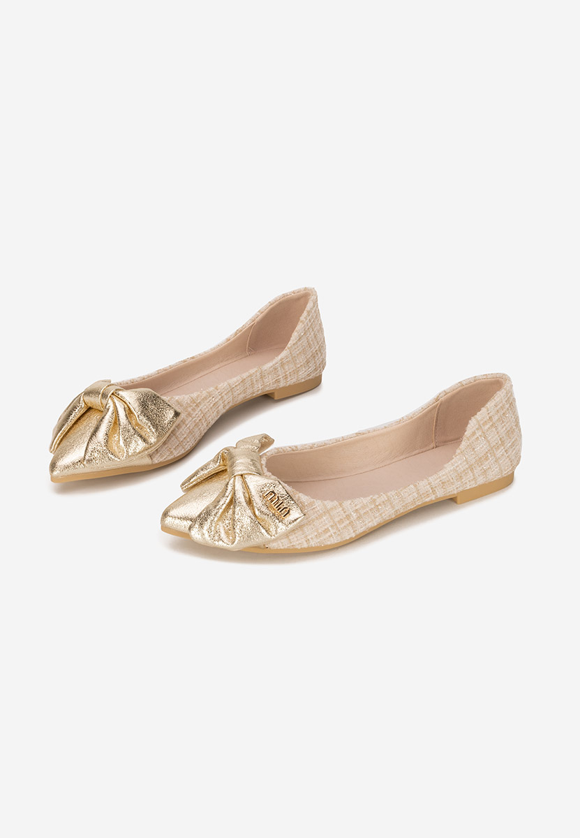 Cassiana bézs elegáns balerina 