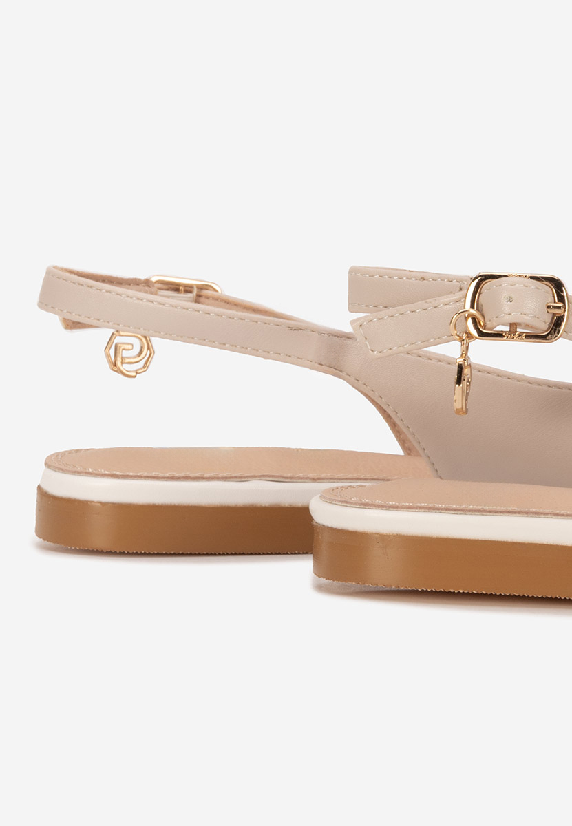 Alaida v2 bézs hegyes orrú balerina