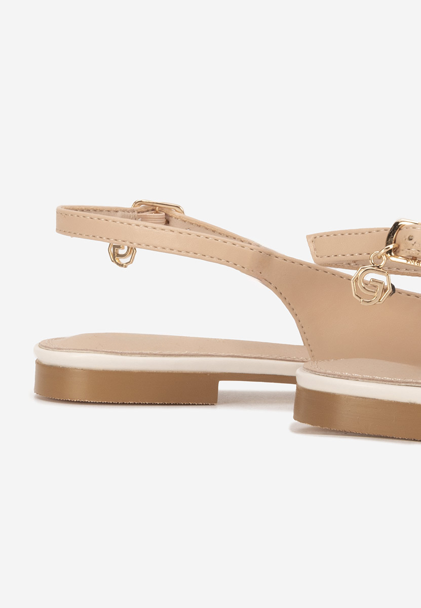Alaida v1 bézs hegyes orrú balerina