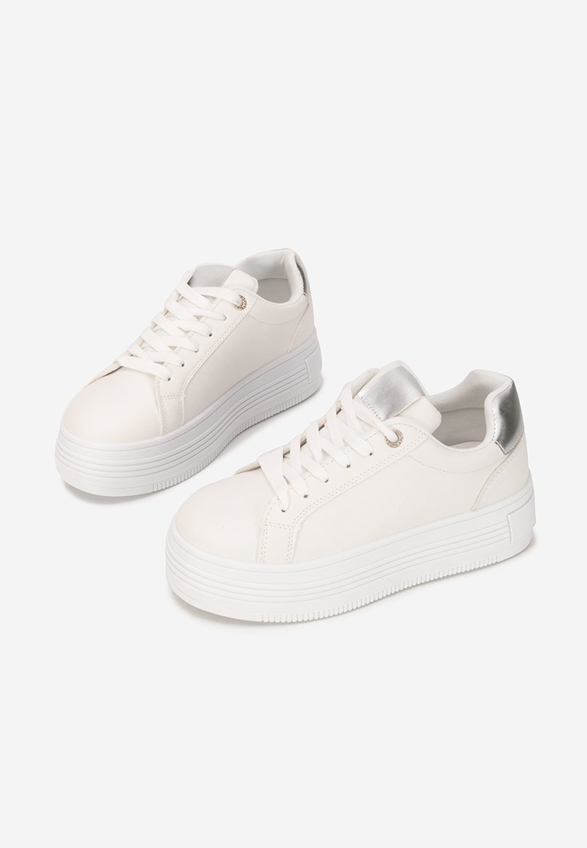 Sidoneya v2 fehér telitalpú platform sneaker