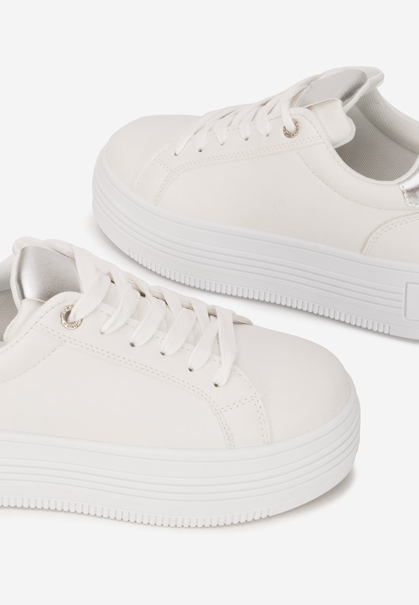 Sidoneya v2 fehér telitalpú platform sneaker