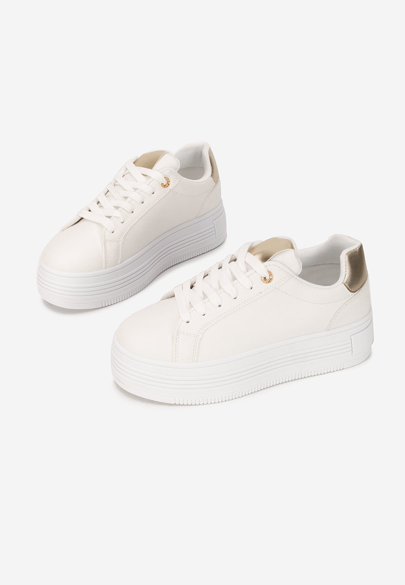Sidoneya v3 fehér telitalpú platform sneaker