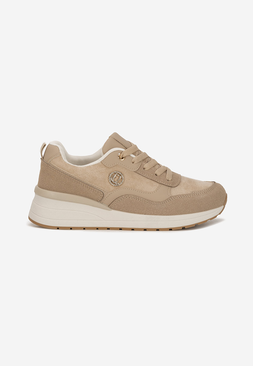 Sindya bézs platform sneaker cipő 