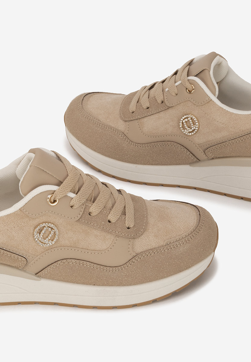 Sindya bézs platform sneaker cipő 