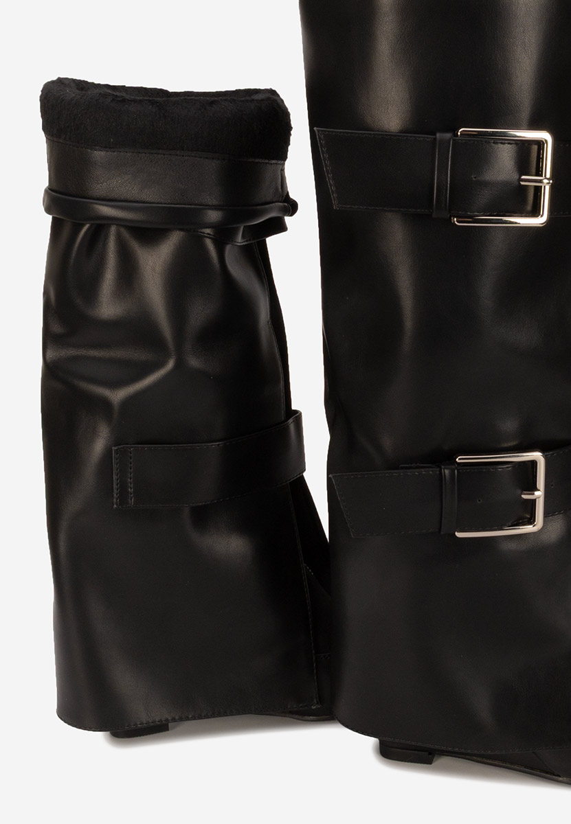 Catrinia fekete platform csizma