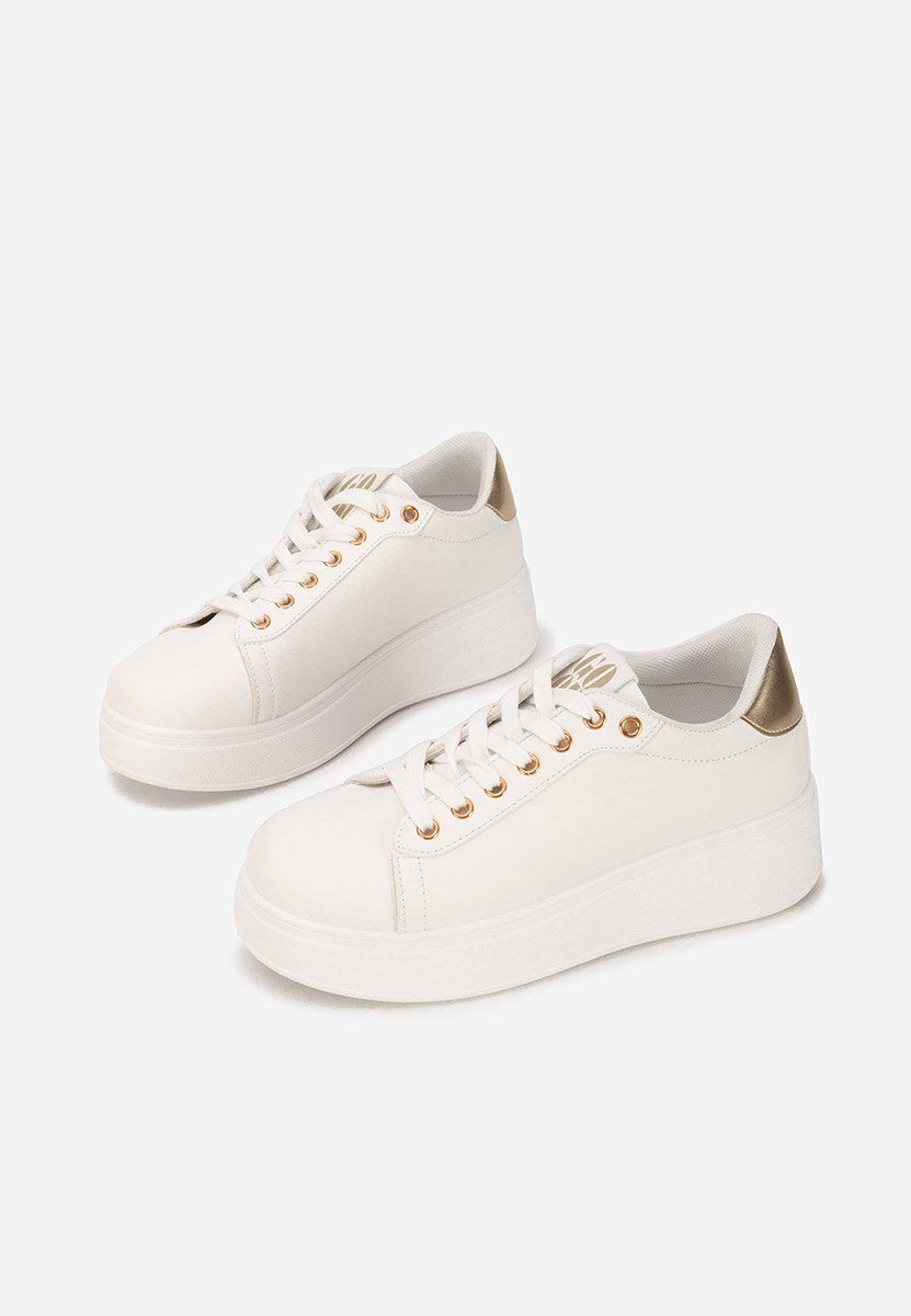 Hermila v2 fehér telitalpú platform sneaker