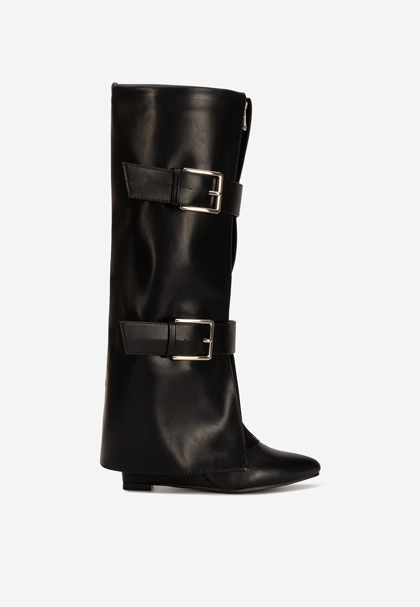 Catrinia fekete platform csizma