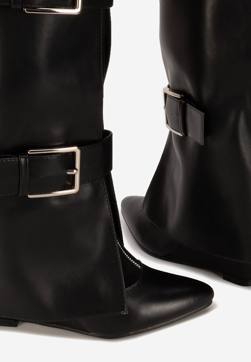 Catrinia fekete platform csizma