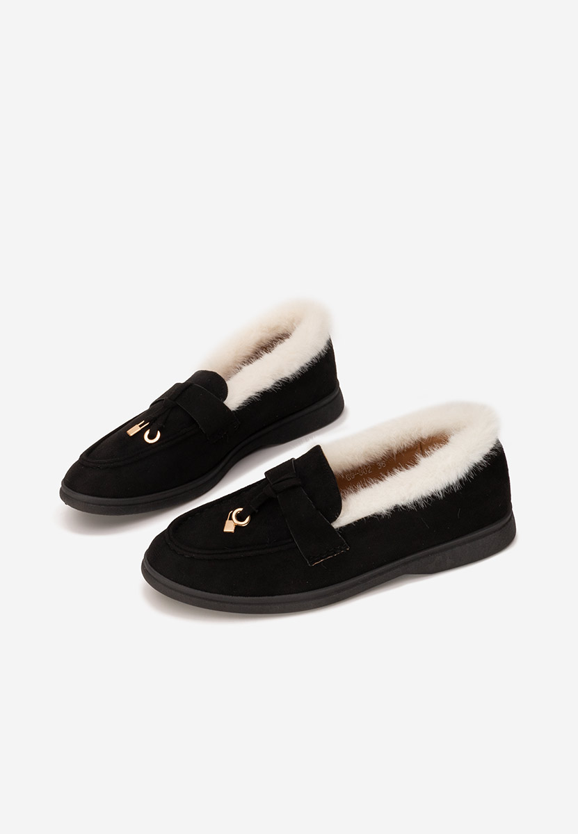 Semilla fekete női loafer cipő