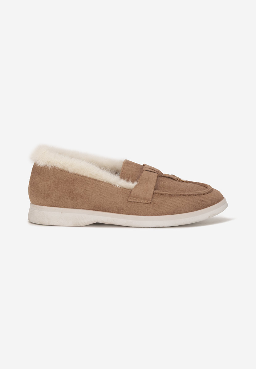 Semilla khaki női loafer cipő