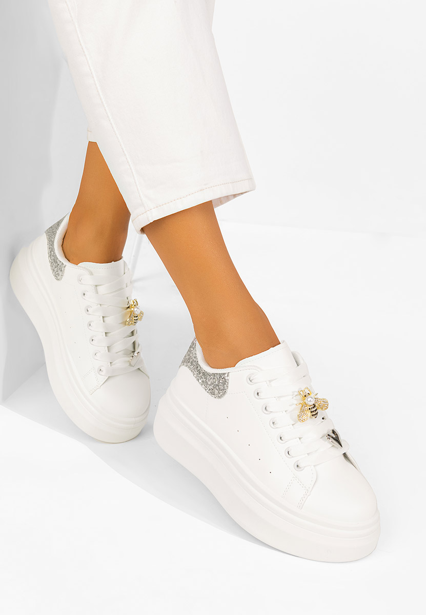 Medelia v3 fehér telitalpú platform sneaker