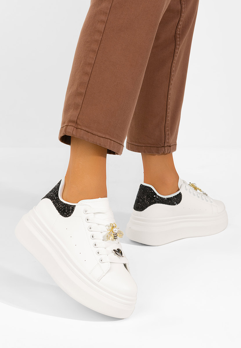 Medelia v4 fehér telitalpú platform sneaker