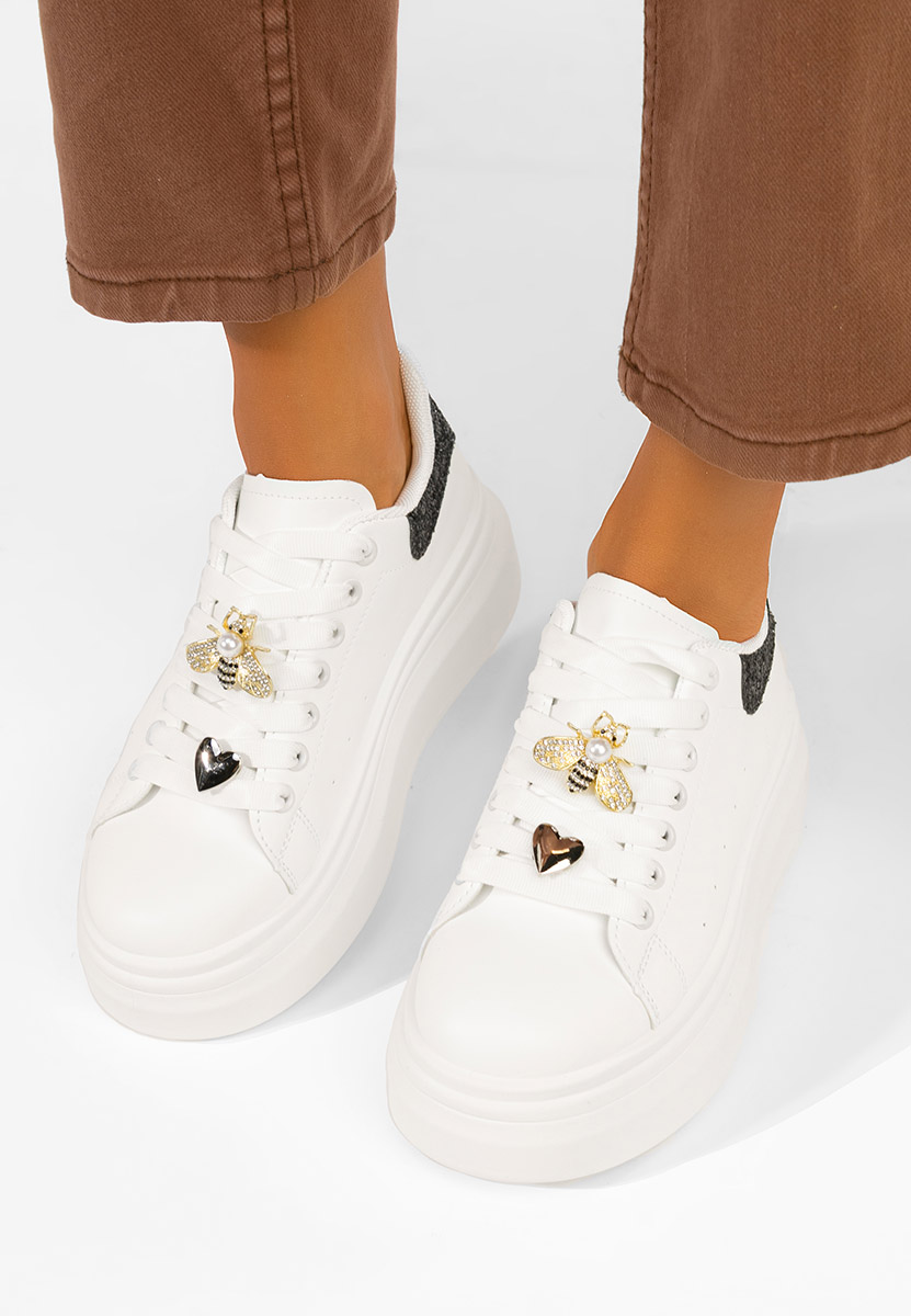Medelia v4 fehér telitalpú platform sneaker