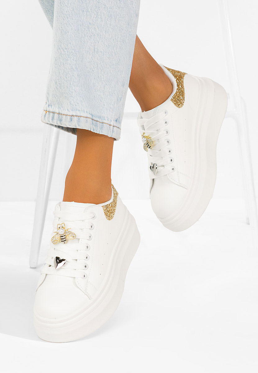 Medelia v2 fehér telitalpú platform sneaker