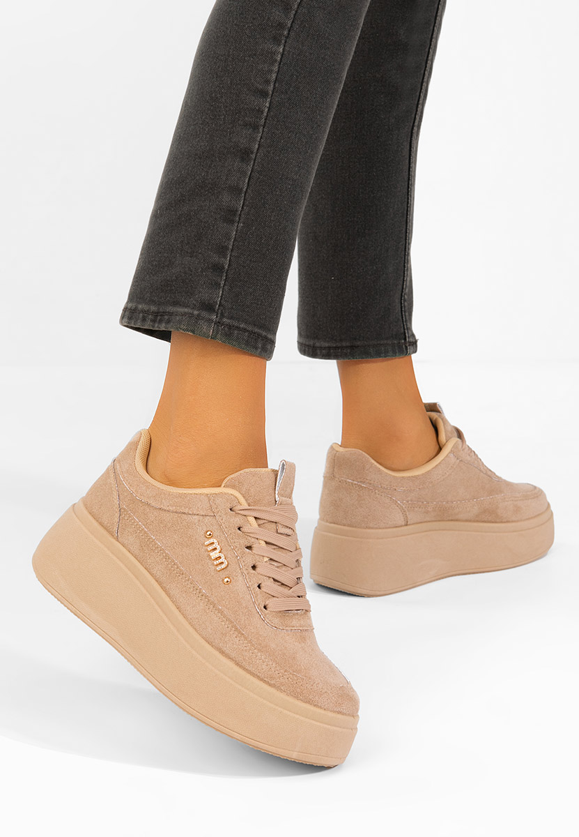 Misheya khaki telitalpú platform sneaker