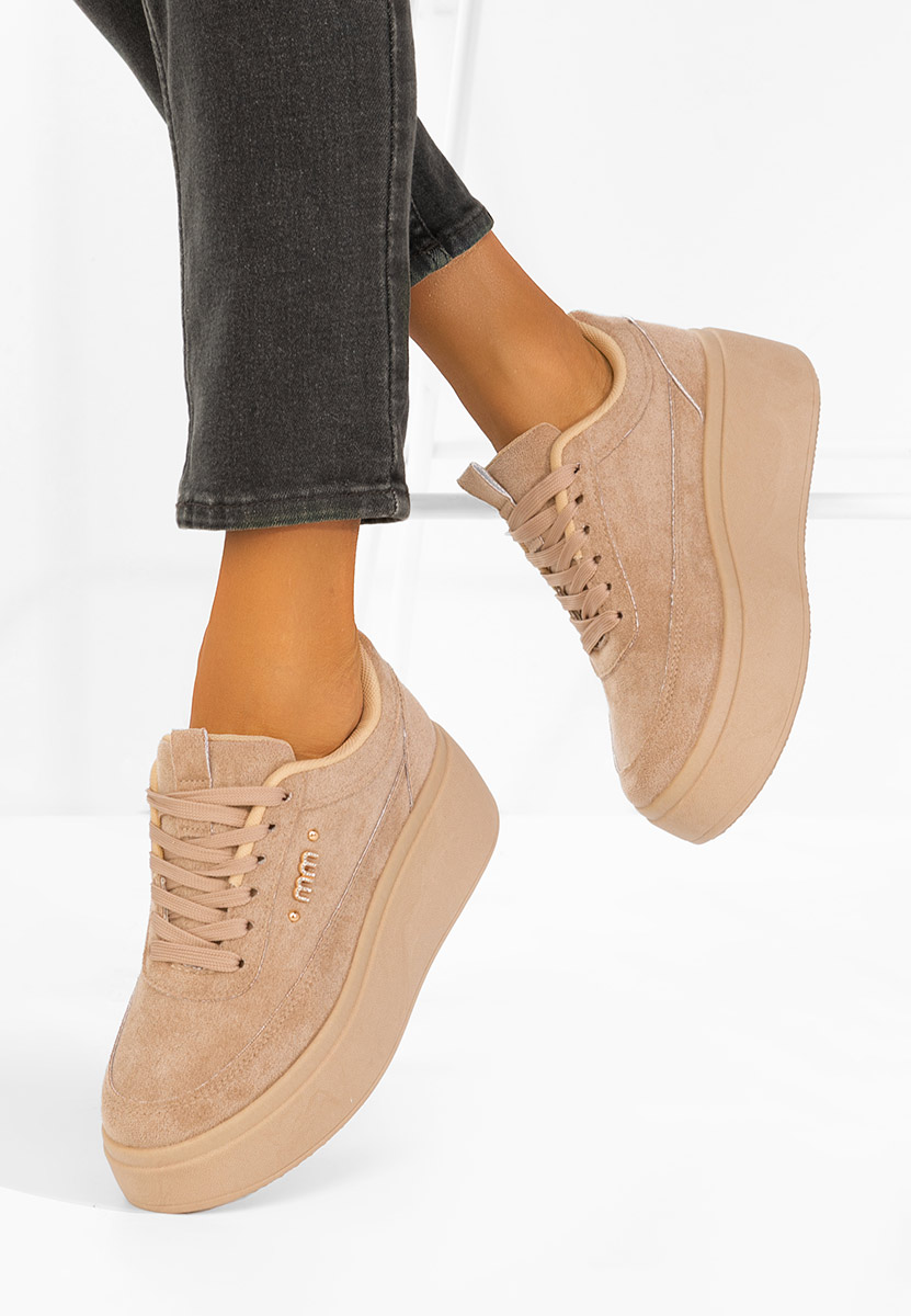 Misheya khaki telitalpú platform sneaker