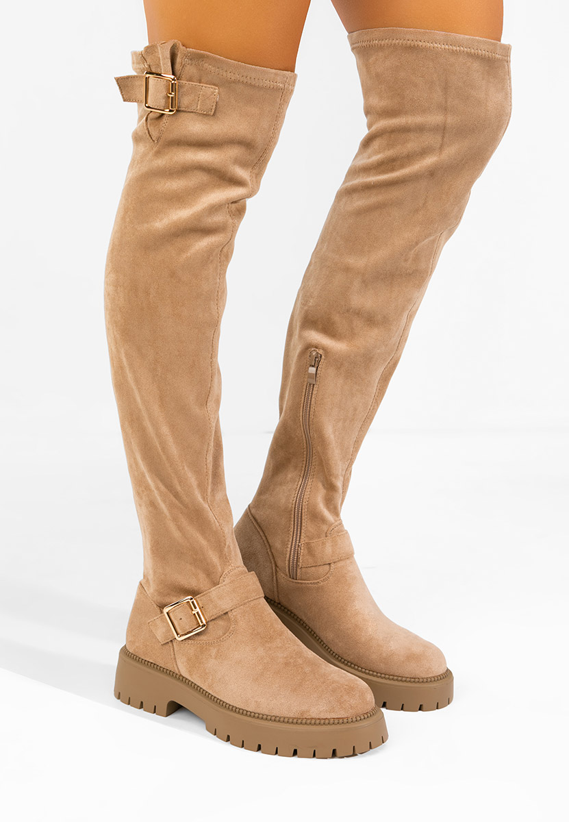 Zoella khaki combcsizma