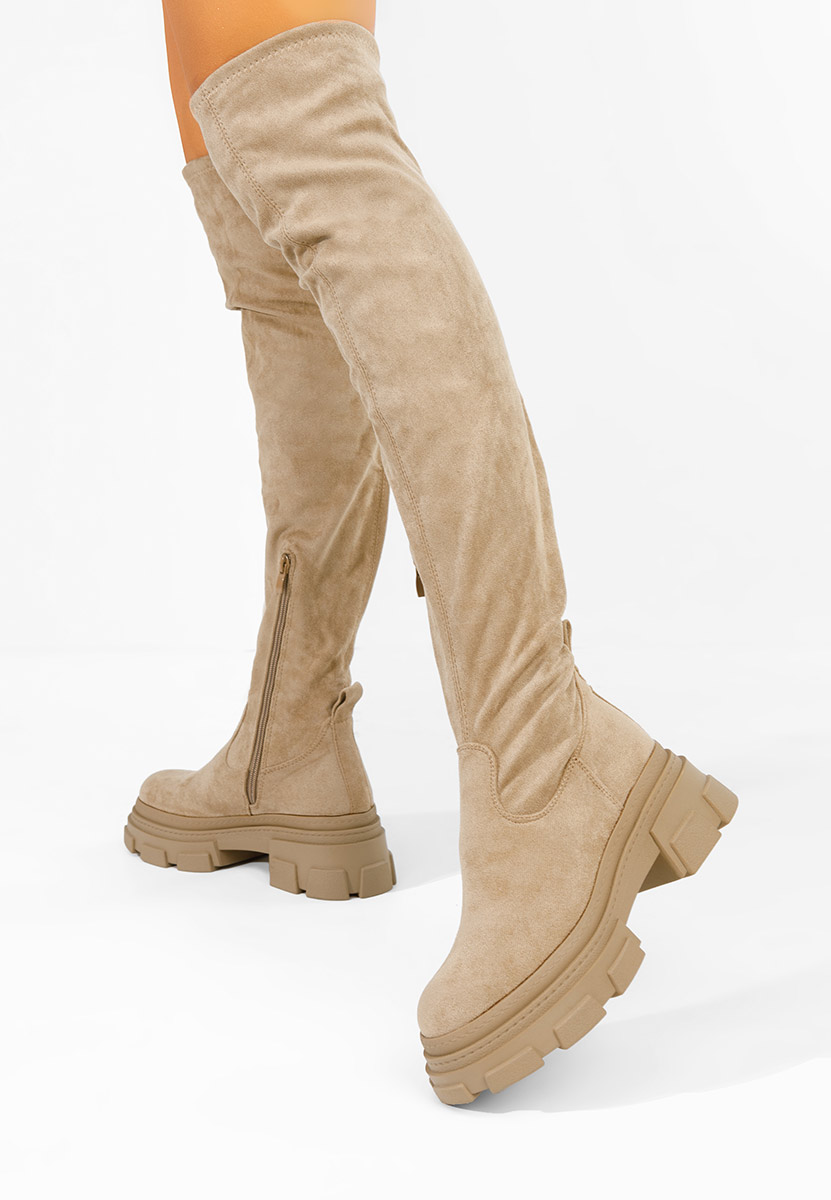 Adelinia khaki combcsizma