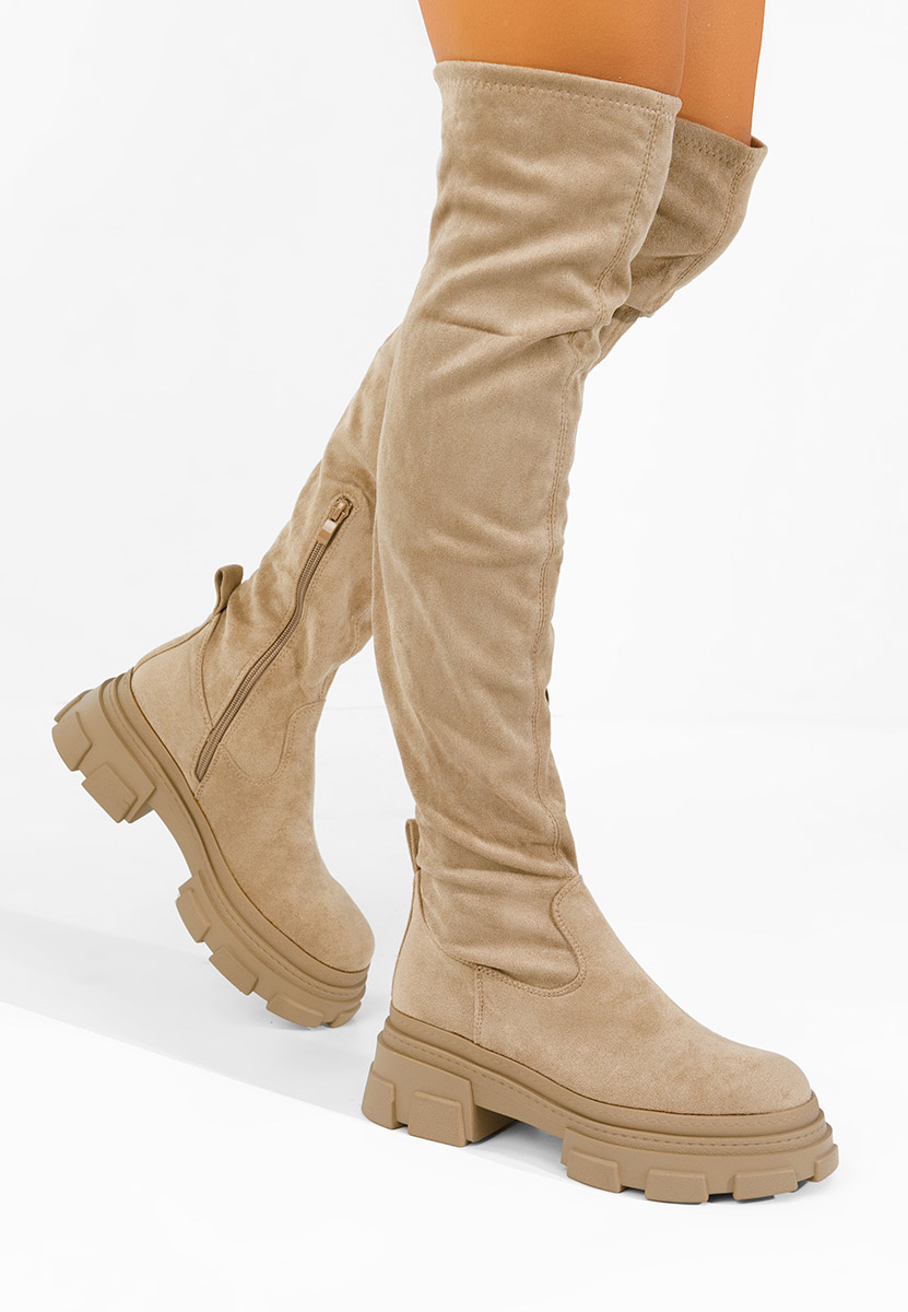 Adelinia khaki combcsizma