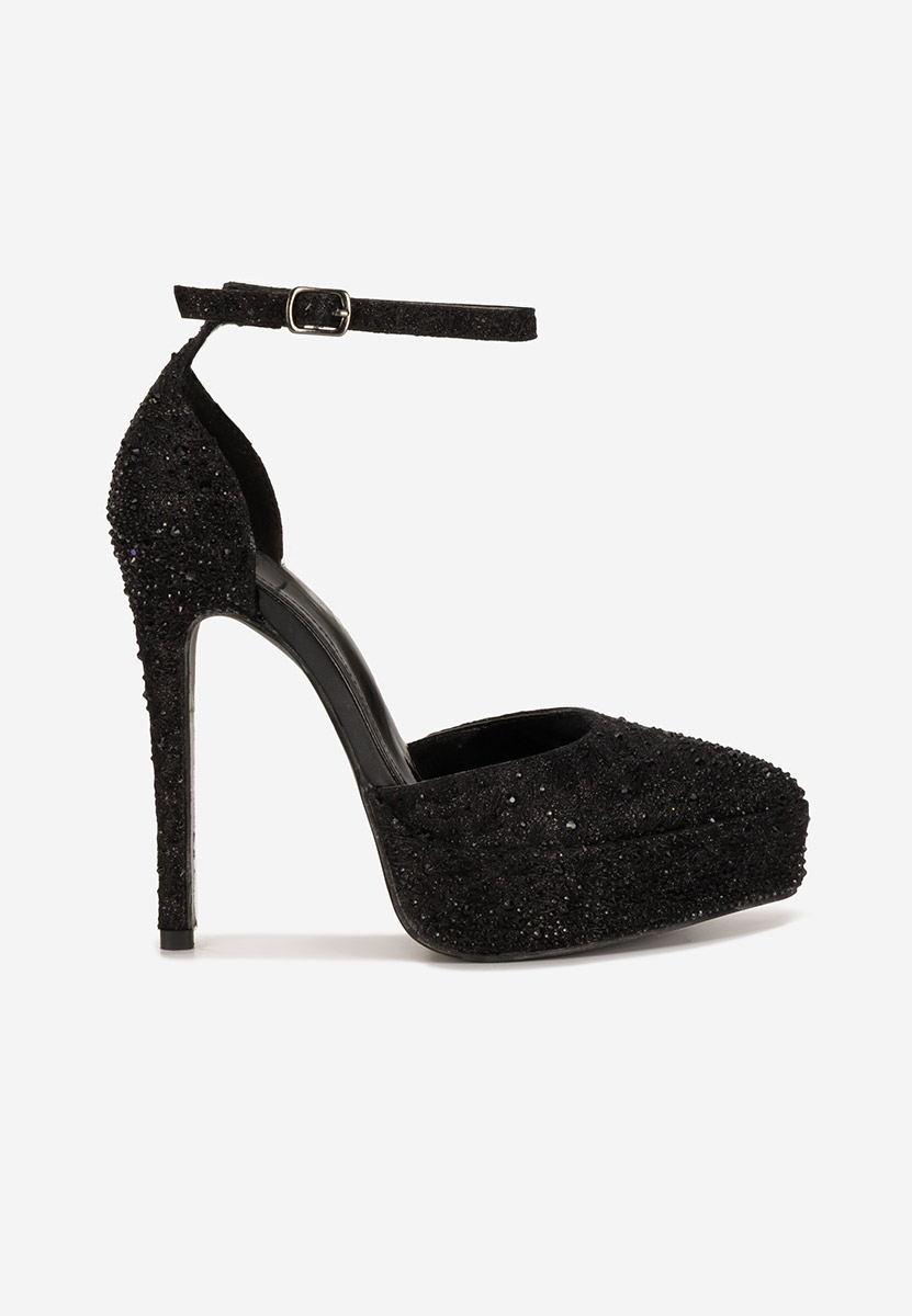 Kampay fekete női elegáns cipő