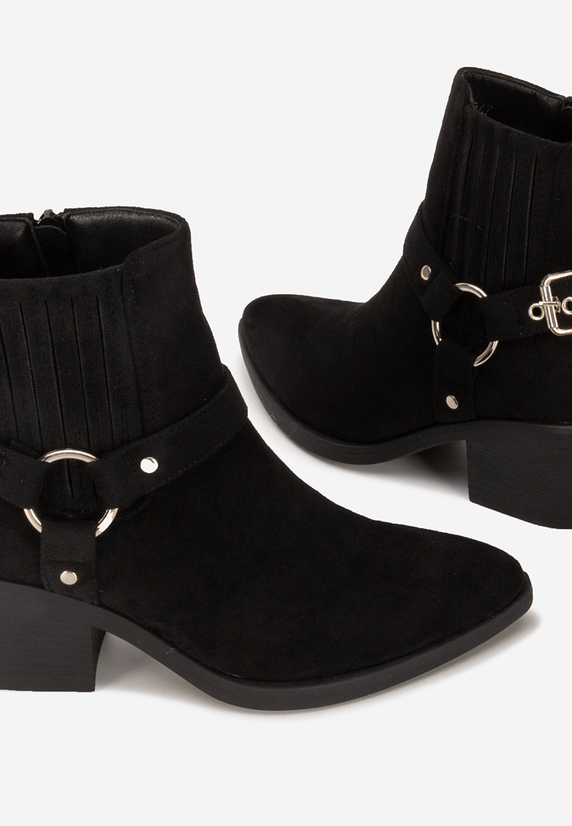 Frankia v2 fekete cowboy csizma