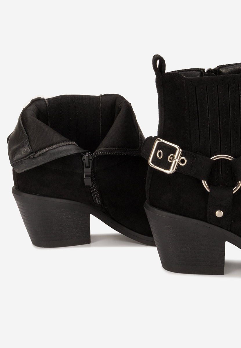 Frankia v2 fekete cowboy csizma
