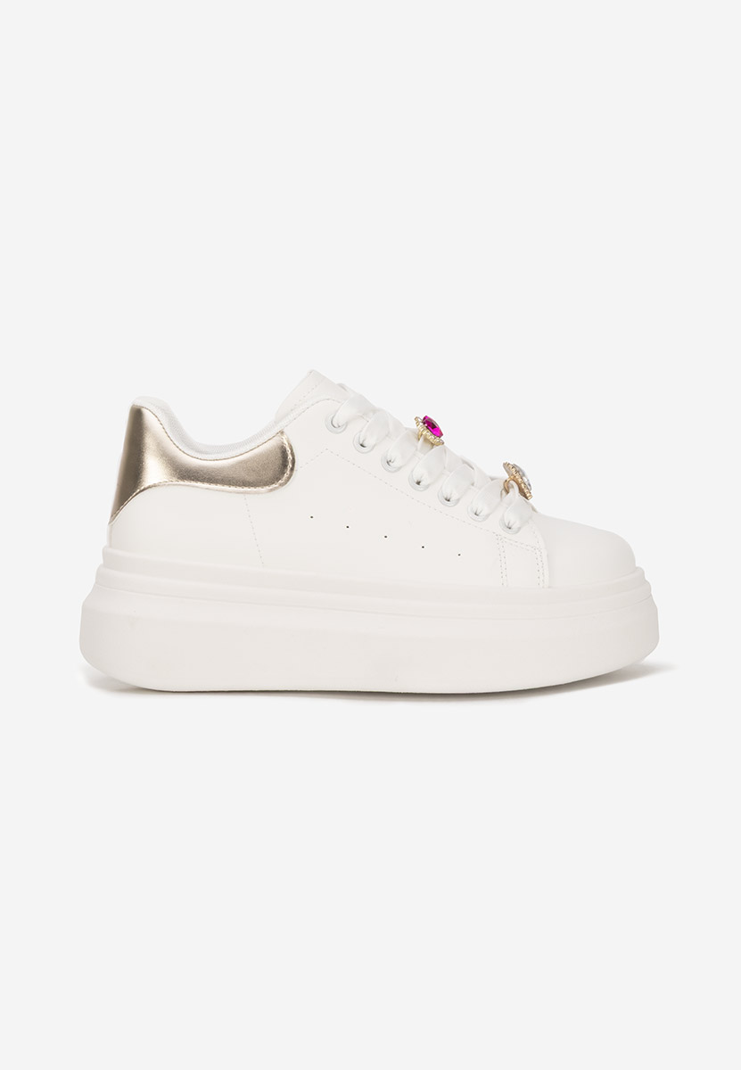 Delaina v3 fehér telitalpú platform sneaker