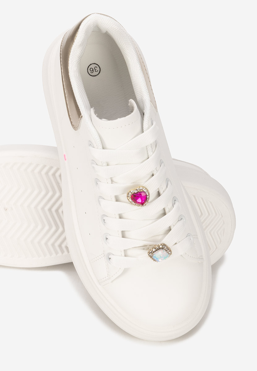 Delaina v3 fehér telitalpú platform sneaker