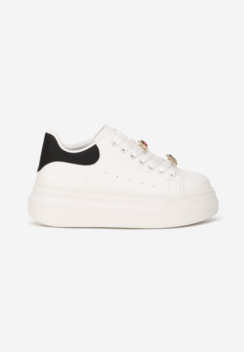Delaina v4 fehér telitalpú platform sneaker