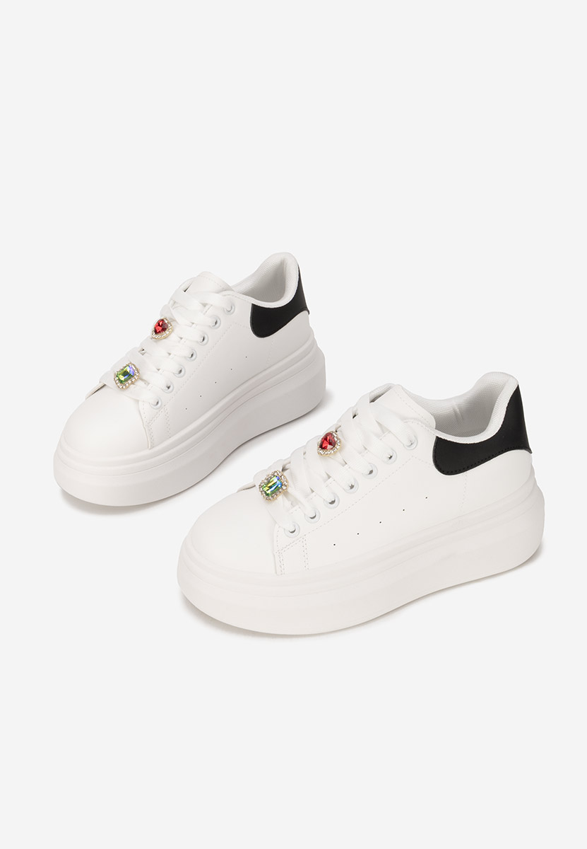 Delaina v4 fehér telitalpú platform sneaker