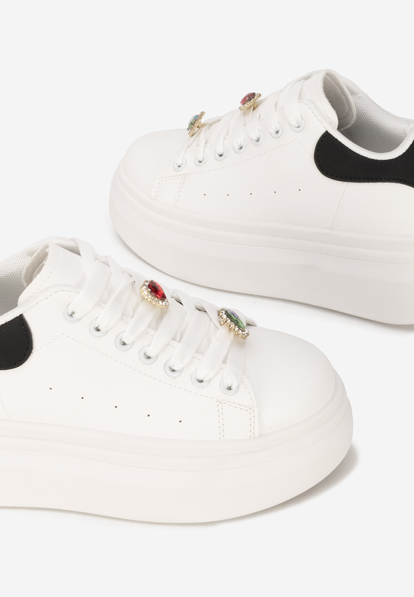 Delaina v4 fehér telitalpú platform sneaker