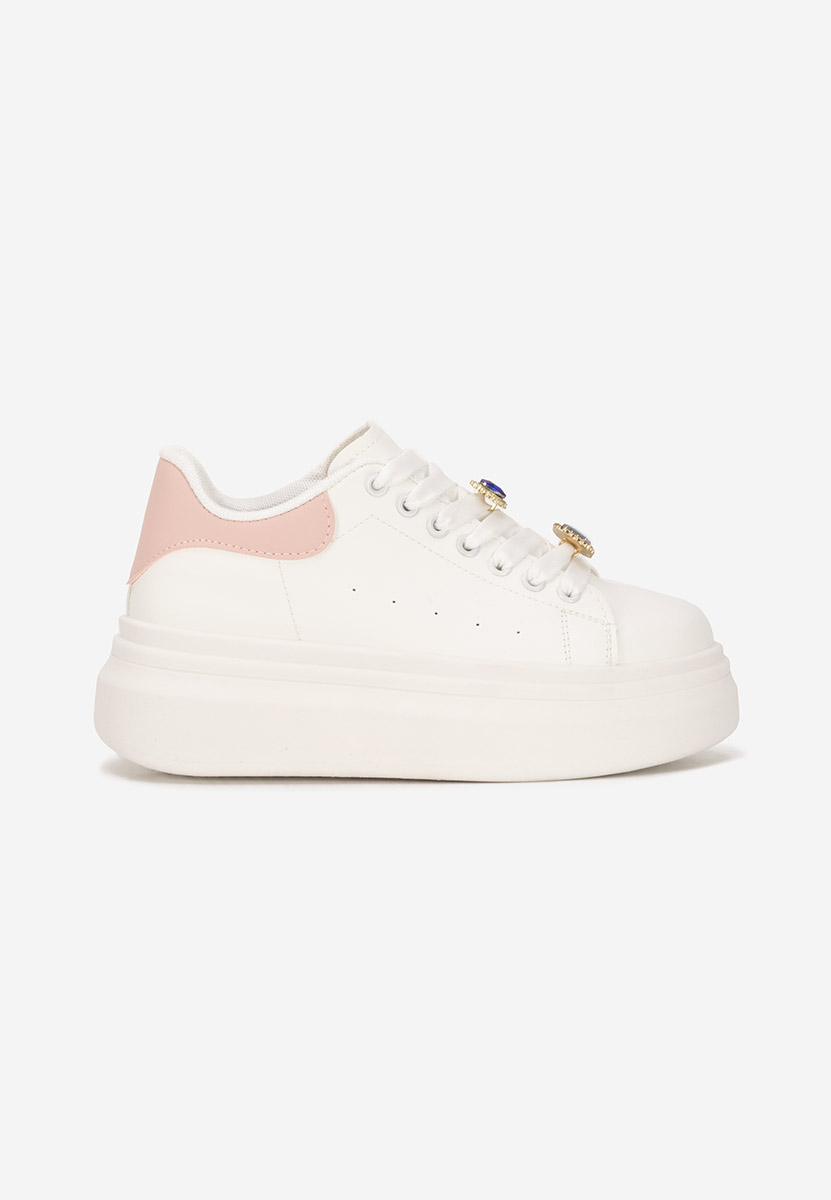 Delaina v2 fehér telitalpú platform sneaker