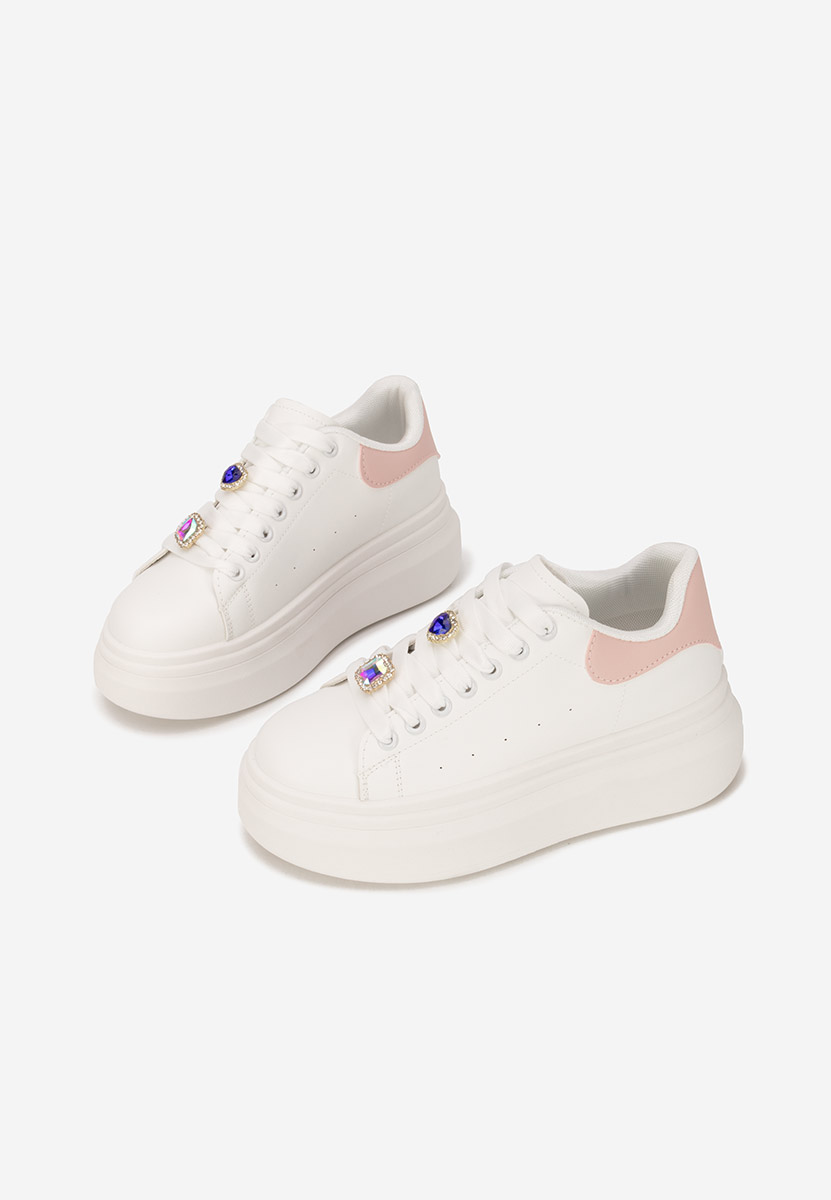 Delaina v2 fehér telitalpú platform sneaker