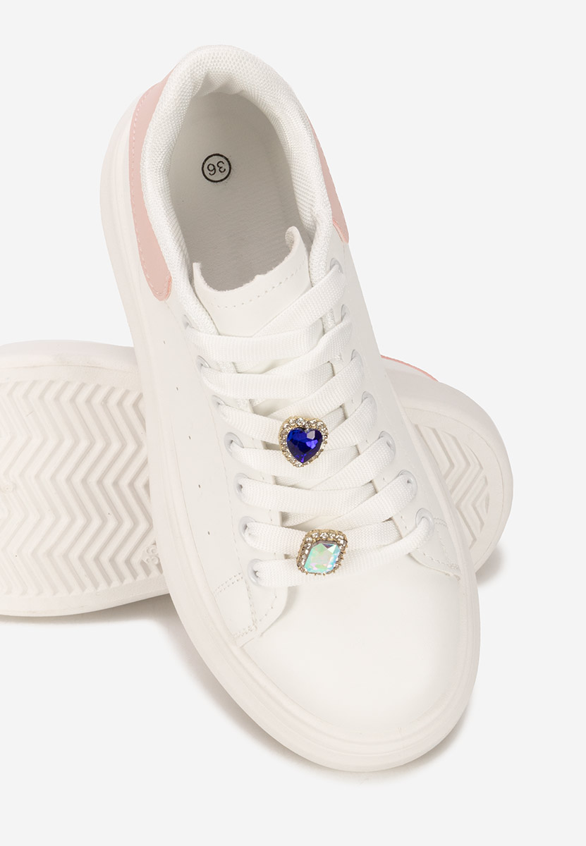 Delaina v2 fehér telitalpú platform sneaker