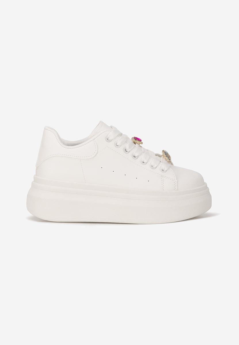 Delaina fehér telitalpú platform sneaker