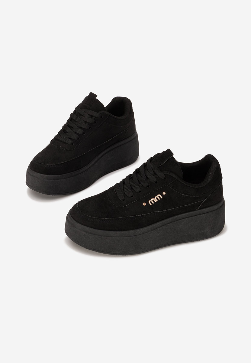 Misheya fekete telitalpú platform sneaker