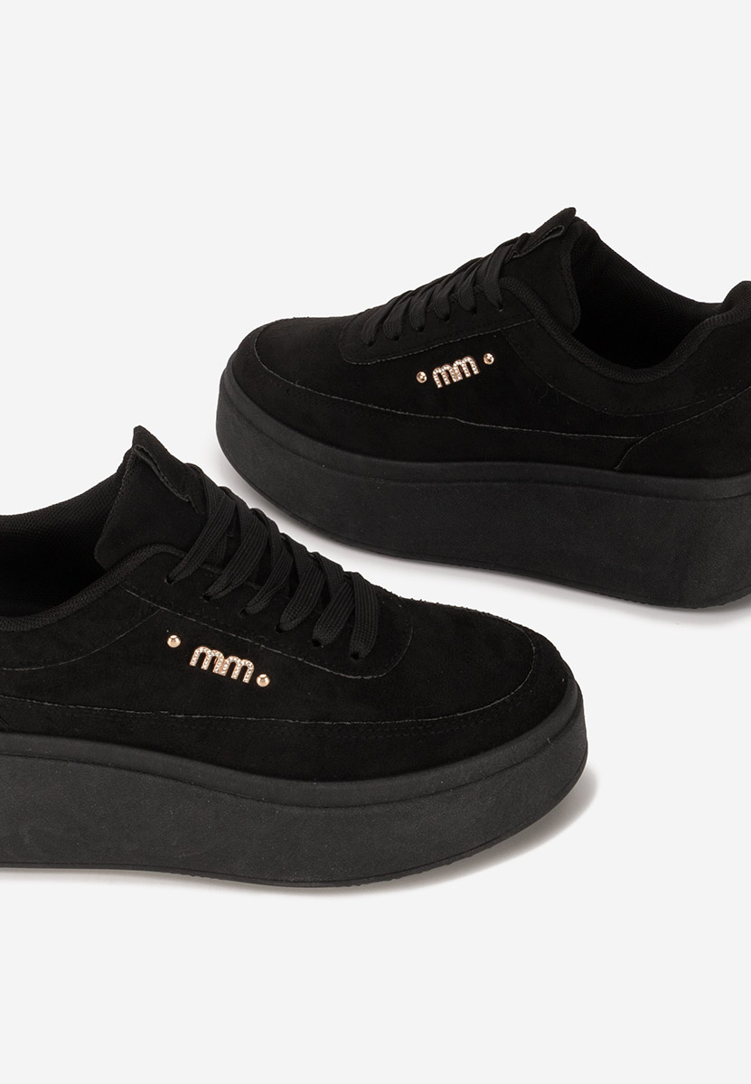 Misheya fekete telitalpú platform sneaker
