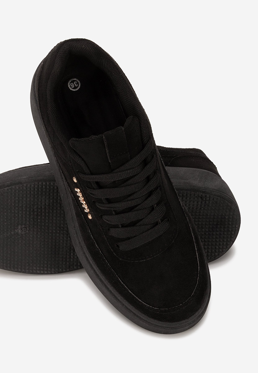 Misheya fekete telitalpú platform sneaker
