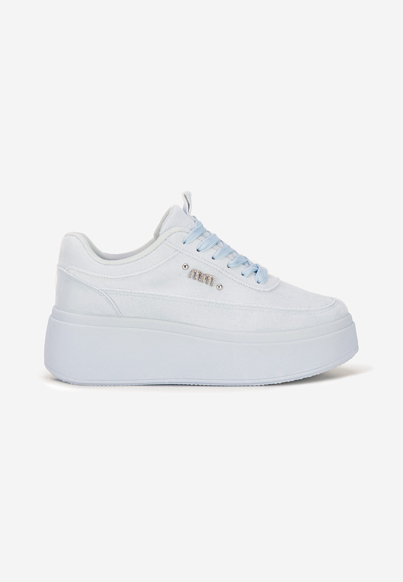 Misheya kék telitalpú platform sneaker