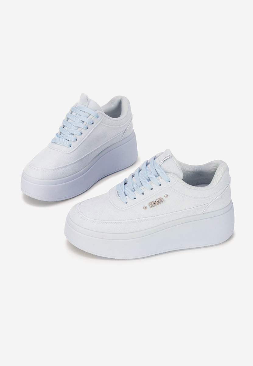 Misheya kék telitalpú platform sneaker