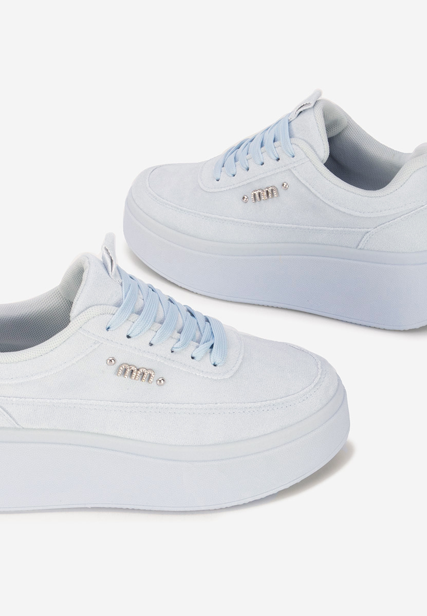 Misheya kék telitalpú platform sneaker