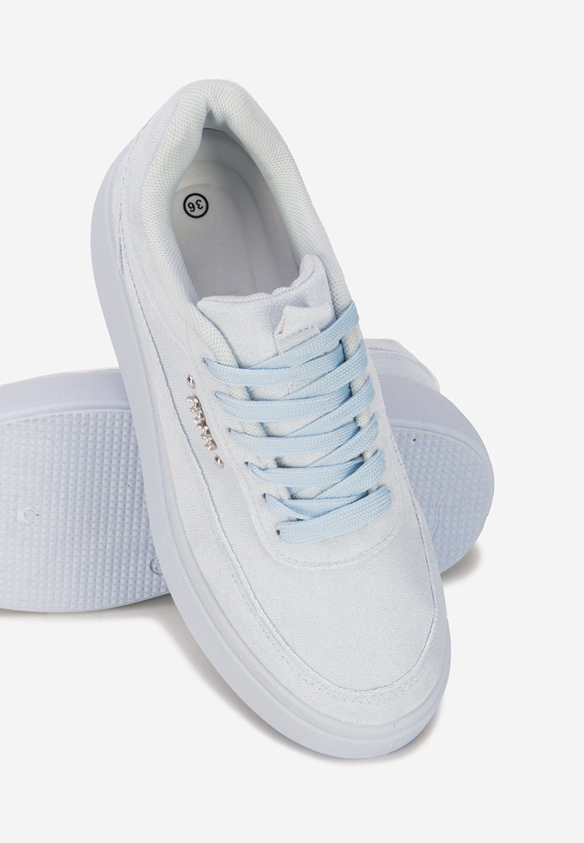 Misheya kék telitalpú platform sneaker