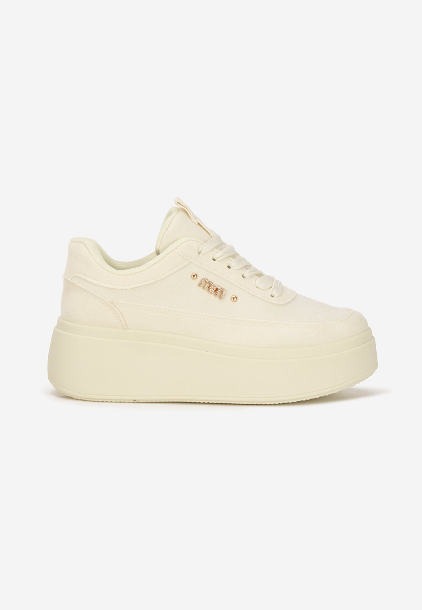 Misheya sárga telitalpú platform sneaker