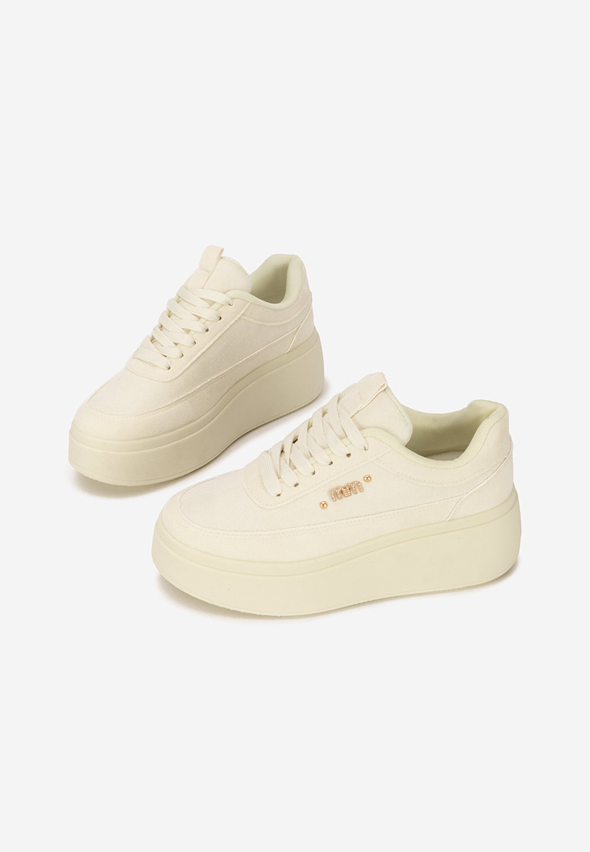 Misheya sárga telitalpú platform sneaker