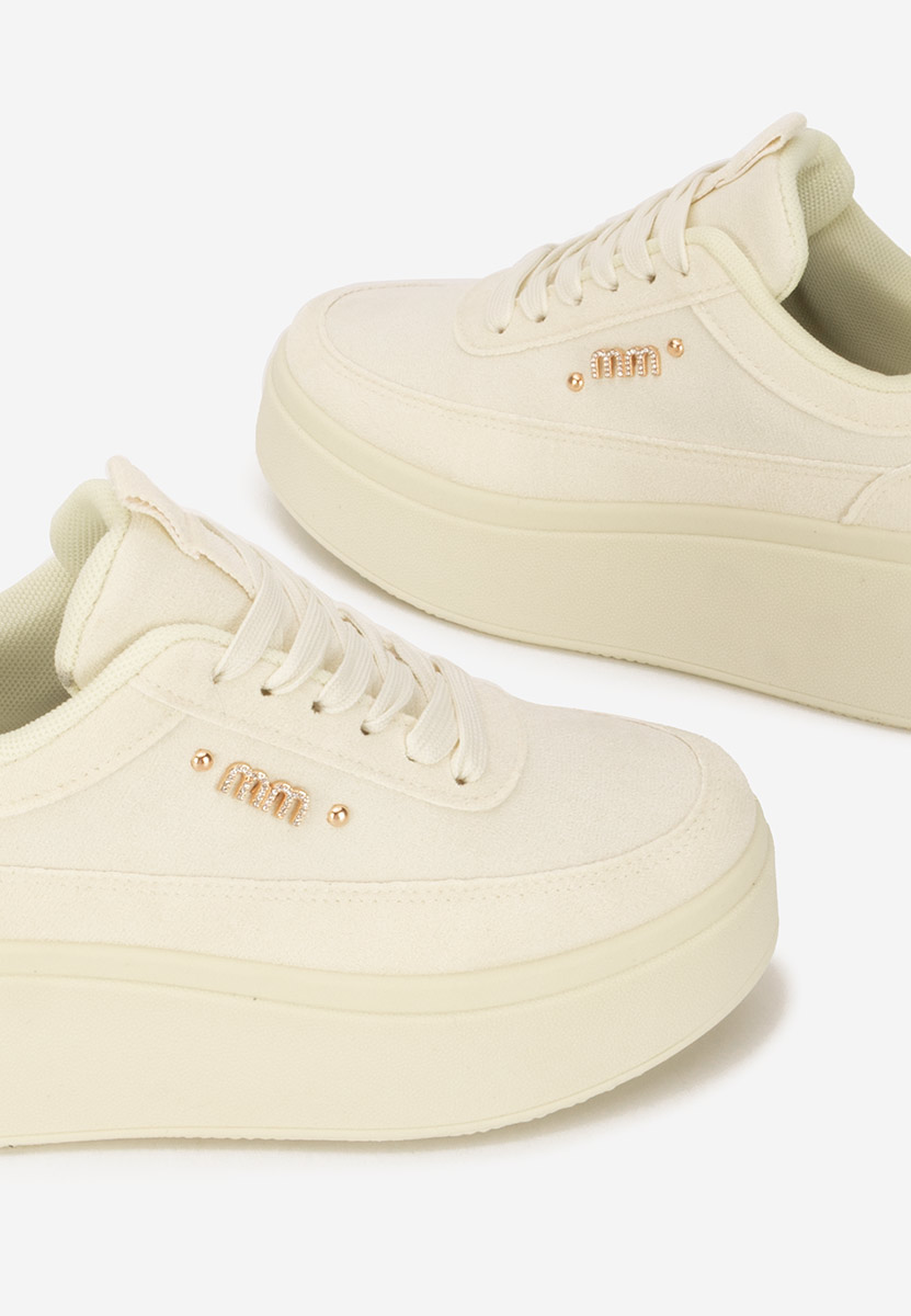 Misheya sárga telitalpú platform sneaker