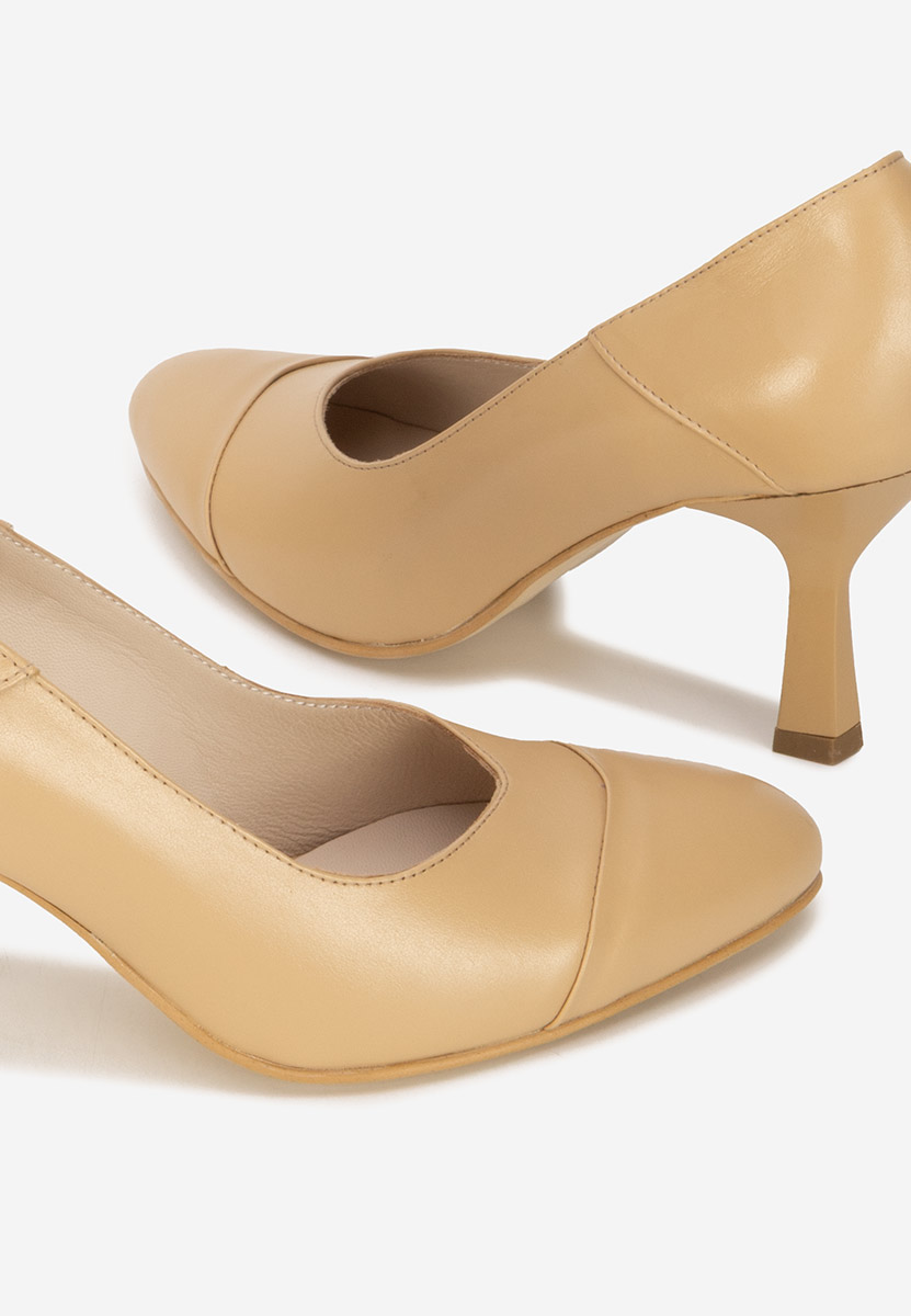 Colie camel magassarkú cipő