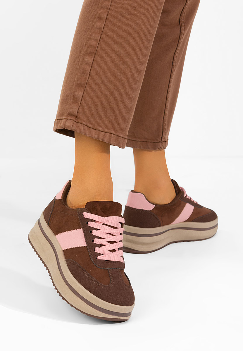 Zashia v2 barna telitalpú platform sneaker