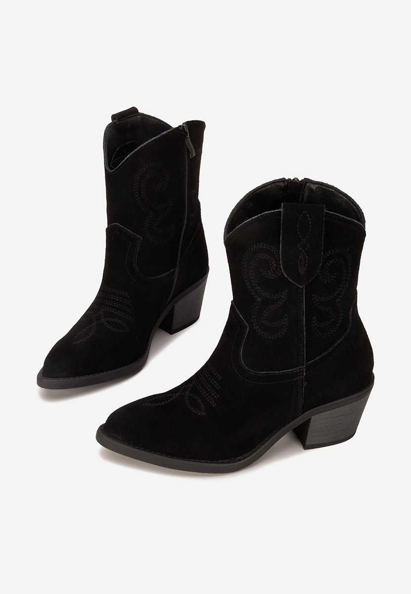 Fillipa fekete cowboy csizma