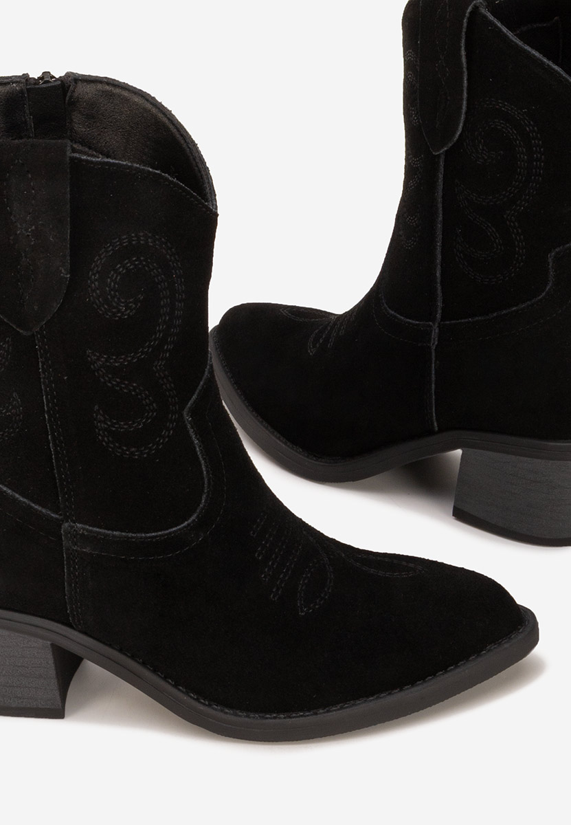 Fillipa fekete cowboy csizma