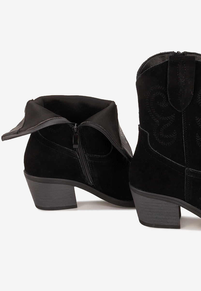 Fillipa fekete cowboy csizma